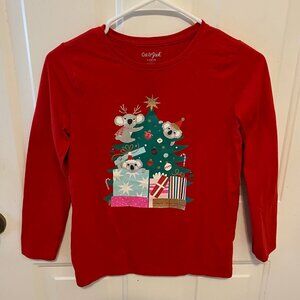Cat & Jack Long Sleeve Shirt Koala Xmas Tree MUST BE BUNDLED, MARKED DOWN